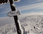 Zawody w rzeźbie ze śniegu na stoku Ski Arena Szrenica